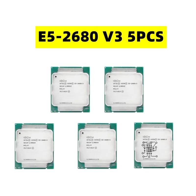  E5 2680 V3 μ, SR1XP, 2.5Ghz, 12 ھ, 30MB , LGA 2011-3, CPU E5 2680V3, CPU E5-2680V3, 5 